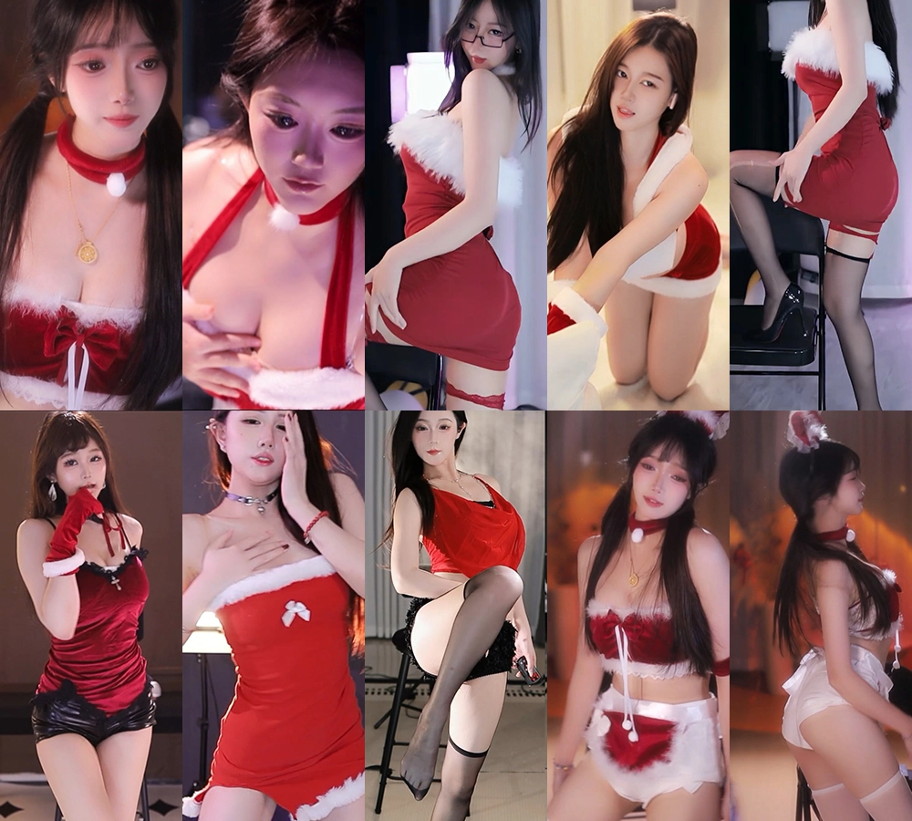 [主播]虎牙直播圣诞夜主题比赛合集[29V/4.91G]-豆舞