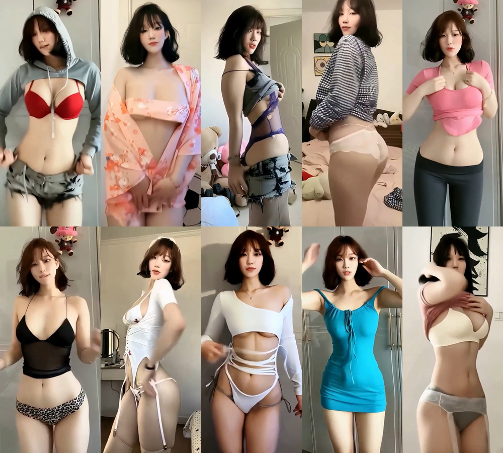 [主播]抖音直播215万粉丝纯种阿江福利舞蹈无水混剪8分35-豆舞