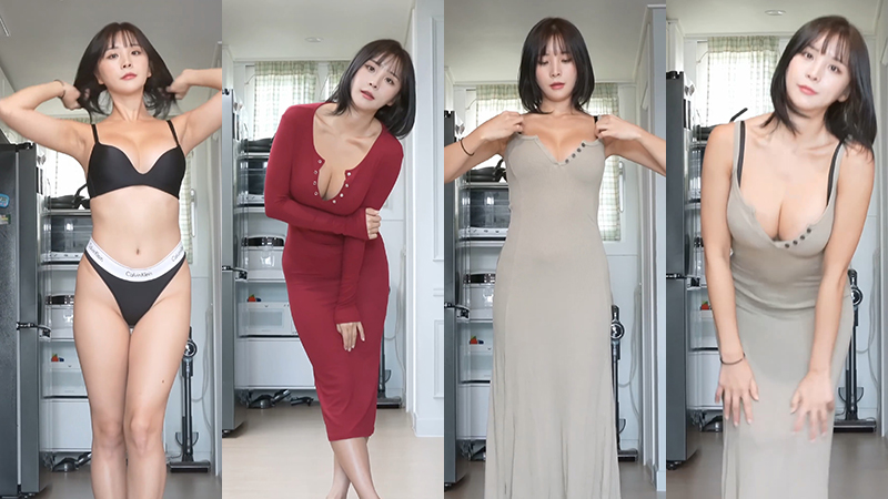 [写真]LOOKBOOK写真韩国网红穿着米什鲁克做家务💋